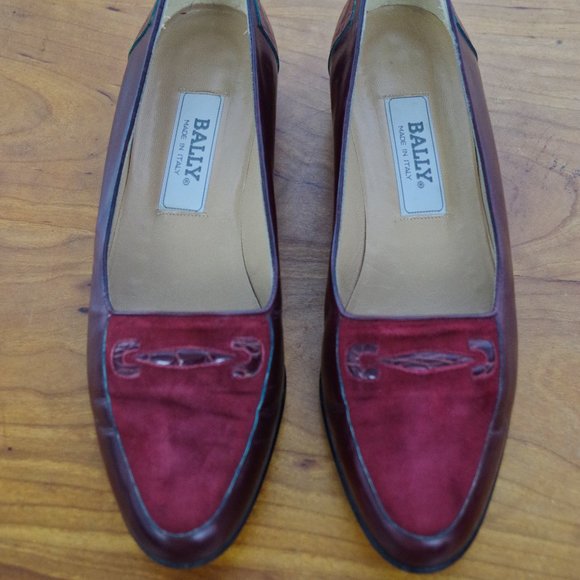 Bally Ladies' Cordovan Colored Leather Flats 8.5M - Picture 8 of 10